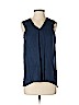 Simply Vera Vera Wang Blue Sleeveless Blouse Size XS - photo 1