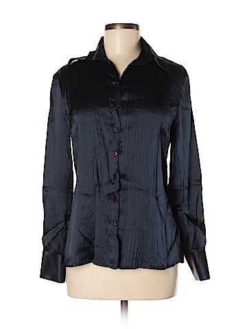 Zara Long Sleeve Silk Top (view 1)