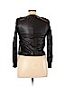 Jason Wu 100% Leather Black Leather Jacket Size 8 - photo 2
