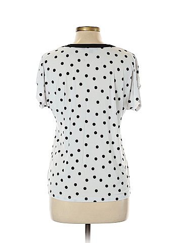 INC International Concepts Short Sleeve Blouse (view 2)