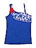 Justice Blue Sleeveless Top Size 18 - photo 1