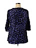 Lane Bryant Purple 3/4 Sleeve Blouse Size 14 - 16 Plus - photo 2