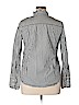 H&M 100% Cotton Black Long Sleeve Blouse Size 12 - photo 2