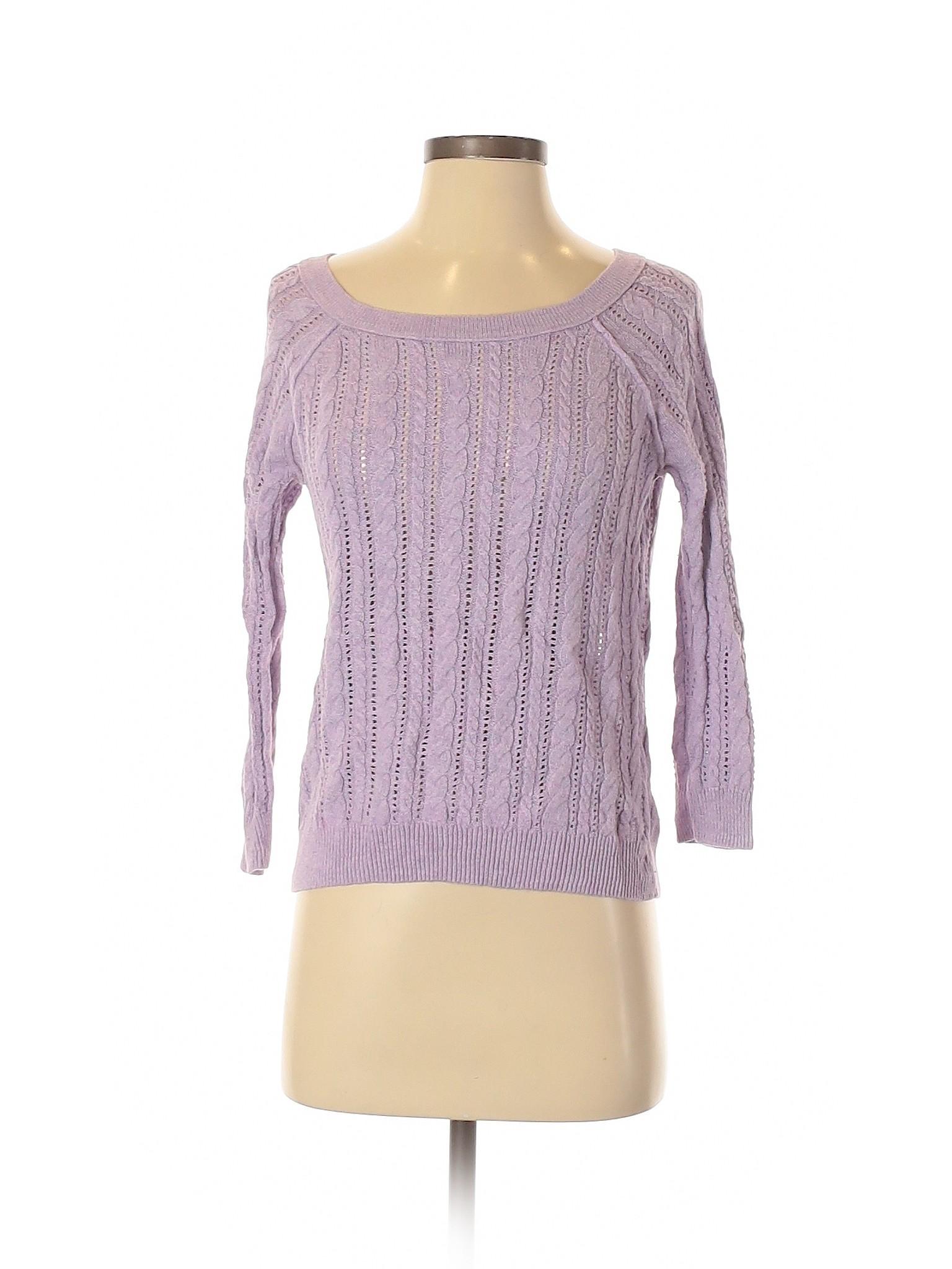 american eagle purple sweater