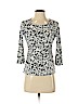Karen Scott Black 3/4 Sleeve Top Size S (petite) - photo 1