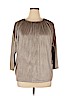 Chico's Tan 3/4 Sleeve Blouse Size XL (3) - photo 1