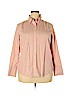 Tommy Hilfiger 100% Cotton Tan Long Sleeve Button-Down Shirt Size 18 - photo 1
