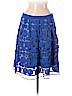 Eva Franco 100% Nylon Blue Casual Skirt Size 8 - photo 1