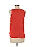 Ann Taylor LOFT 100% Rayon Red Sleeveless Blouse Size L (petite) - photo 2