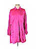 DKNY 100% Silk Pink Long Sleeve Silk Top Size P (petite) - photo 1