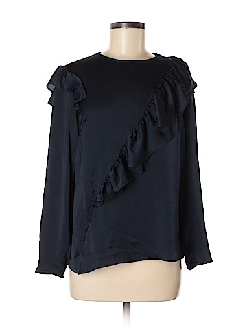 Topshop Long Sleeve Blouse (view 1)