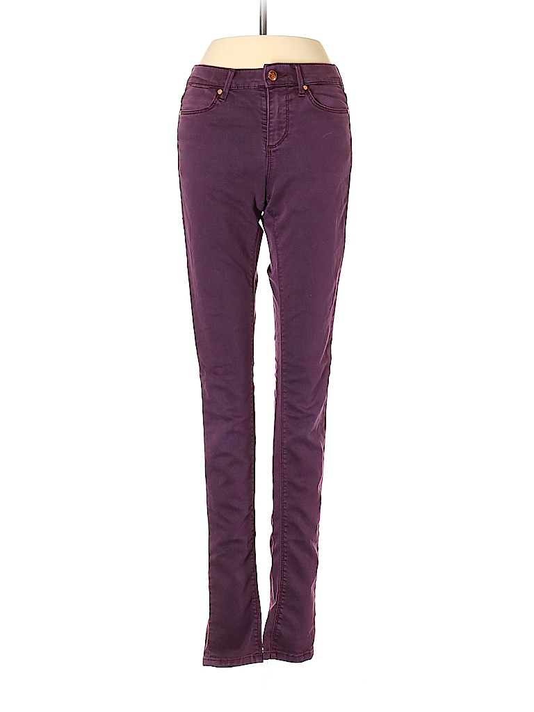 Topshop Solid Purple Pink Jeans 25 Waist - 92% off | thredUP