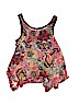 Unbranded Floral Pink Sleeveless Blouse Size 10 - 12 - photo 2