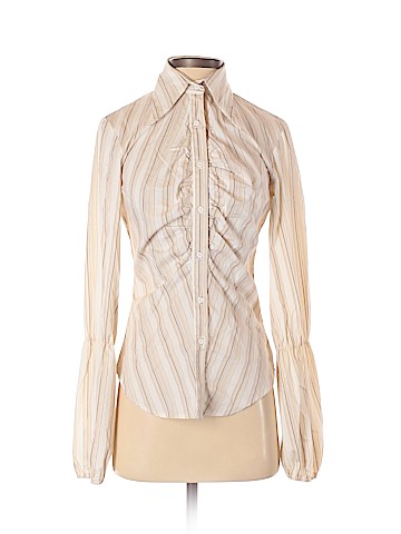 Catherine Malandrino Long Sleeve Button-Down Shirt (view 1)