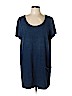 Purejill 100% Cotton Blue Casual Dress Size XL - photo 1