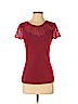 Express Burgundy Short Sleeve Top Size S (petite) - photo 1