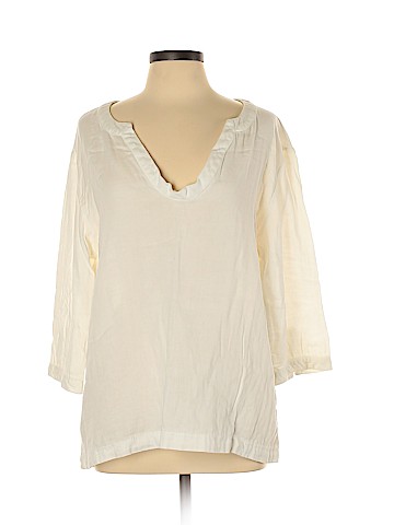 J. Crew Factory Store 3/4 Sleeve Blouse (view 1)