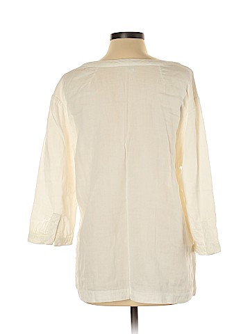 J. Crew Factory Store 3/4 Sleeve Blouse (view 2)