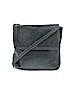 Assorted Brands 100% Leather Gray Leather Crossbody Bag One size - photo 1