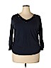 Lane Bryant Blue Long Sleeve Top Size 18 - 20 Plus - photo 1