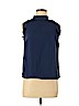 Topshop 100% Polyester Blue Sleeveless Blouse Size 6 - photo 1