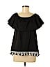 Assorted Brands Black Short Sleeve Top Size M - photo 1