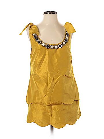Lela Rose Sleeveless Silk Top (view 1)