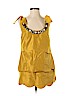 Lela Rose 100% Silk Yellow Sleeveless Silk Top Size S - photo 1