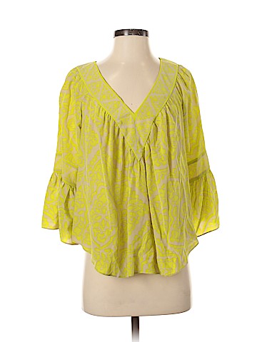 Alice & Trixie 3/4 Sleeve Silk Top (view 1)