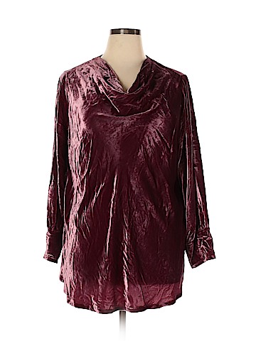 Ulla Popken 3/4 Sleeve Blouse (view 1)