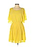 Forever 21 100% Polyester Yellow Casual Dress Size L - photo 1