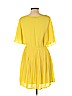 Forever 21 100% Polyester Yellow Casual Dress Size L - photo 2