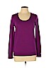 DKNY 100% Wool Purple Long Sleeve Top Size L - photo 1