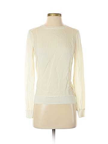 Vince. Long Sleeve Silk Top (view 1)