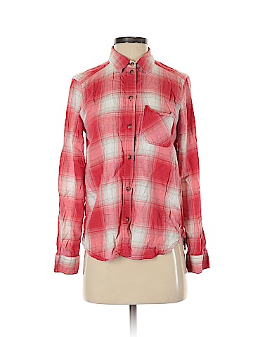American Eagle Outfitters Long Sleeve Button-Down Shirt (view 1)