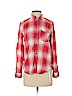 American Eagle Outfitters Red Long Sleeve Button-Down Shirt Size S - photo 1