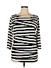 Verve Black 3/4 Sleeve Top Size XL - photo 1