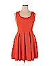 White Mark Orange Casual Dress Size L - photo 1
