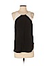 Rebecca Taylor 100% Silk Black Sleeveless Silk Top Size 4 - photo 1