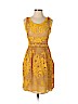 Yoana Baraschi 100% Polyester Gold Cocktail Dress Size 2 - photo 1