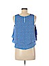 Zara Blue Sleeveless Blouse Size M - photo 2