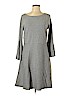 Ann Taylor Gray Casual Dress Size L - photo 1