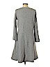 Ann Taylor Gray Casual Dress Size L - photo 2