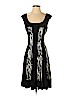 Connected Apparel Black Casual Dress Size 6 - photo 1
