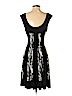 Connected Apparel Black Casual Dress Size 6 - photo 2
