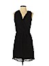 Amanda Uprichard 100% Polyester Black Casual Dress Size P (petite) - photo 1