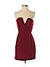 Bebe X Naven 100% Polyester Burgundy Cocktail Dress Size M - photo 1