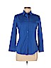 Theory Blue Long Sleeve Button-Down Shirt Size M - photo 1