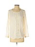 Ann Taylor LOFT Outlet 100% Polyester Ivory Long Sleeve Blouse Size S (petite) - photo 1