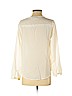 Ann Taylor LOFT Outlet 100% Polyester Ivory Long Sleeve Blouse Size S (petite) - photo 2